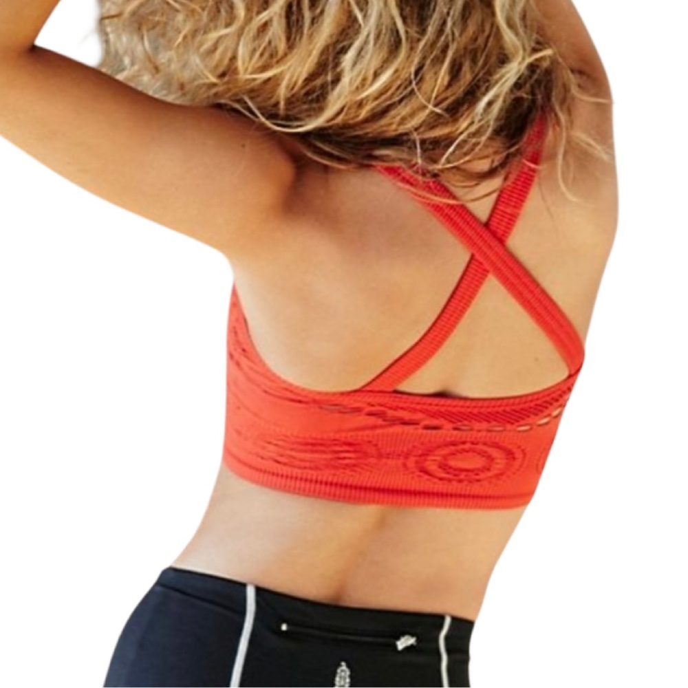 FP Boho Red Sports Bra - Picture 8 of 9